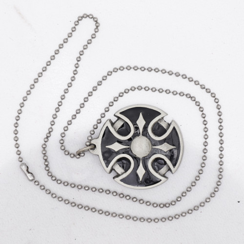 Celtic Knot Pendant Necklace with Adjustable Cord – Medieval Inspired Jewelry