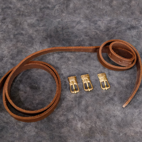 Medieval Early Anglo-Saxon King Brass Buckle - 3 PC