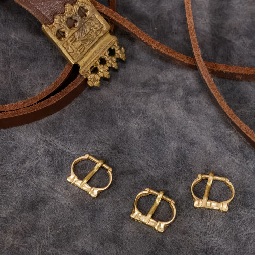 Genuine Brass Petite Accessory Buckle - 3 PC