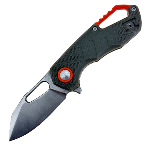 Scout & Recovery Backup Folding Knife – Compact Stainless Steel Drop Point Folder with Lanyard Loop