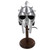 Round Base Wooden Helmet Stand