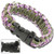 Skullz Survival Whistle Paracord Bracelet-OD Purple Camo
