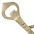 Fisherman Brass Anchor with Rope Bottle Opener