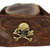 Brass Jolly Roger Pirate Hat Ornament