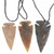 Native American Canowicake Arrowhead Necklace Set