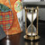 Past, Present, and Future Brass Desk Sandclock Hourglass