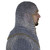 Medieval V Face Mild Steel Butted Chainmail Coif Armor With Pure Brass Edges