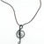 Giocoso Universal Iron Pendant with Leather Cord Necklace Unisex