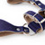 Right-Handed Universal Adjustable Bovine Leather Sword Frog | Blue