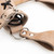 Left-Handed Universal Adjustable Bovine Leather Sword Frog | Natural Tan