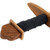 Wooden Replica Viking Practice Sword | Steamed Beech Wood w/ Leather Wrapped Handle | Black Leather