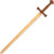 Hooved Combatant Training Practice Play Sparring Functional Medieval Inspired Templar Wooden Sword