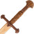 Hooved Combatant Training Practice Play Sparring Functional Medieval Inspired Templar Wooden Sword