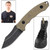 Glacier Park Tactical Boot Knife with FREE Sharpening Stone