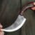 Upswept Forged Full Tang Deer Nation Skinning Knife