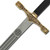 King Arthur Excalibur Replica Longsword Gold