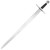 Knights Templar Long Sword Carbon Steel