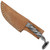 Tasteful Tension Hand Forged Spike Knife with Leather Sheath