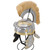 Imperial Roman Centurion Helmet with Blonde Plume