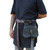 Medieval Renaissance Simple Black Leather Soldier Pouch