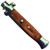 IL Grande Italian Stiletto Titanium Rosewood Auto Knife | Elegant Bayonet Blade with Rosewood Handle