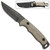 Violent Turmoil Drop Point Full Tang Hunting Knife