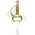 AmberGale Brass Swept Hilt Rapier – Masterfully Crafted EN45 Steel Blade