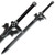 Titan Attack Kiritos Elucidator Foam Sword Set with Double Sword Back Strap Sheath