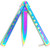 Moonlight Masquerade Titanium Butterfly Knife – Heavy Duty Stainless Steel Flipper