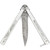 Pearl Marble Silver Butterfly Knife