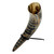 Sacred Tree of Life Drinking Horn with Iron Rack