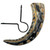 Sacred Tree of Life Drinking Horn with Iron Rack