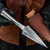 Norse Sharpened Viking Spangenhelm Evil Throwing Spear Head High Carbon Steel
