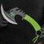 Zed Skullsplitter Throwing Axe - Green