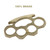 Knock Em’ Dead 100% Pure Brass Novelty Knuckle Buckle