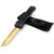 Gold Luxe Automatic Dual Action OTF Knife – Sleek Stainless Steel Blade with Diamond Grip Handle