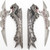 Corrupted Inferno Decorative Display Fantasy Dragon Knives Set of 2