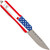 The Best OTF Pocket Knife – American Flag Design with Stainless Steel Blade