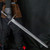 Hellion Rising 1095 High Carbon Decorative Medieval Sword w/ Black Leather Wrap Handle
