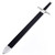 Hellion Rising 1095 High Carbon Decorative Medieval Sword w/ Black Leather Wrap Handle