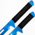 Blue Moon Full Tang Dual Straight Blade Ninja Short Sword Set – Titanium Blue Coated