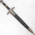 Chill Approaching Medieval Dagger Historical Reenactment Knightly Cosplay Costume Knife w/ Hard Scabbard