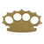 Good Green 100% Pure Brass Four Finger Spiked Brass Knuckle Paper Weight Accessory