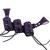 Tertiary Illusion 3 Sword Dagger Right-Handed Color Choice Medieval Belt Frog w/ Black Lacing