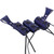 Tertiary Illusion 3 Sword Dagger Right-Handed Color Choice Medieval Belt Frog w/ Black Lacing