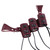 Reverse Illusion 3 Sword Dagger Left-Handed Color Choice Medieval Belt Frog w/ Black Lacing