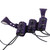 Reverse Illusion 3 Sword Dagger Left-Handed Color Choice Medieval Belt Frog w/ Black Lacing