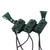 Reverse Illusion 3 Sword Dagger Left-Handed Color Choice Medieval Belt Frog w/ Black Lacing
