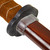 Playful Sparring Training Practice Full Tang Sheesham Wood Bokken Functional Wooden Sword Katana w/ Brown Genuine Leather Handle