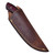 Dusk til Dawn Damascus Steel Full Tang Hunting Knife | Leather Sheath Included
